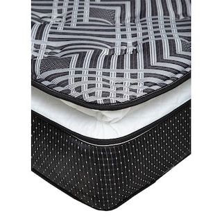 Foto 3 | Colchón Spring Air Omega color Gris Matrimonial más 2 Almohadas 2 Pack