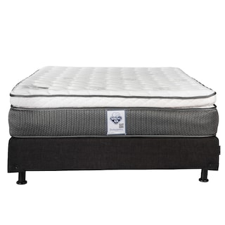 Foto 2 | Colchón Spring Air Phantom Queen Size+ Box Belu + 2 Almohadas Dicasa + Sábanas Dicasa