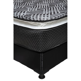 Foto 3 | Colchón Spring Air Matrimonial + Box Black + Almohada + Protector De Colchón + Sábanas + Edredón