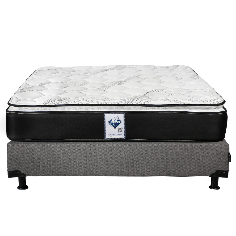 Foto 2 | Colchón Matrimonial Spring Air + Box Rivo + Almohada One + Protector y Sábanas Softy