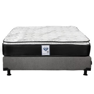 Foto 2 | Colchón Matrimonial Spring Air + Box Rivo + Almohada One + Protector y Sábanas Softy