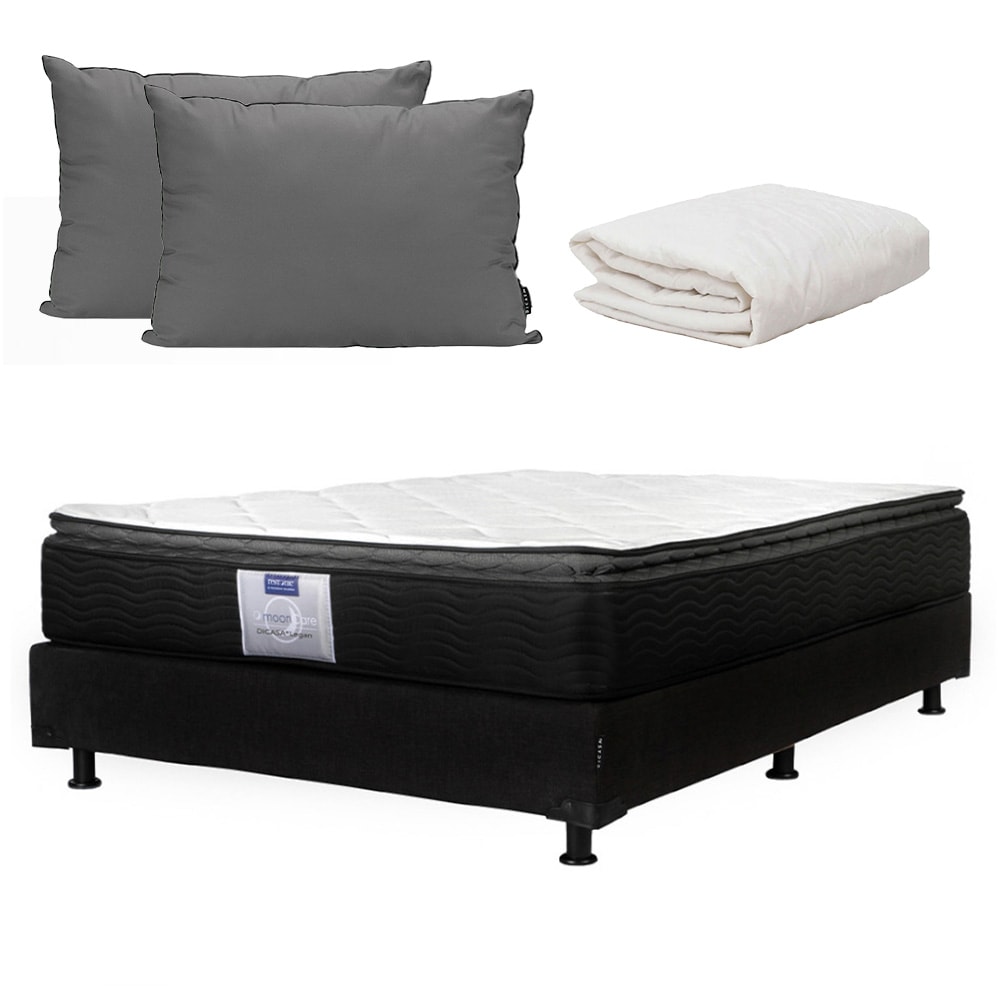 Colchón Dicasa Legan King Size + Box Belu + 2 Almohada + Protector de Colchón $14,249