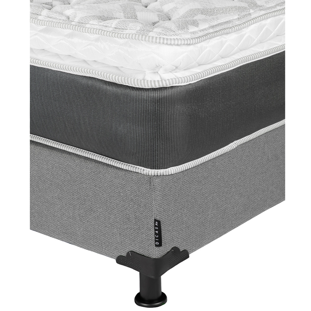 Foto 4 pulgar | Colchón Individual Spring Air + Box Plomo y Protector