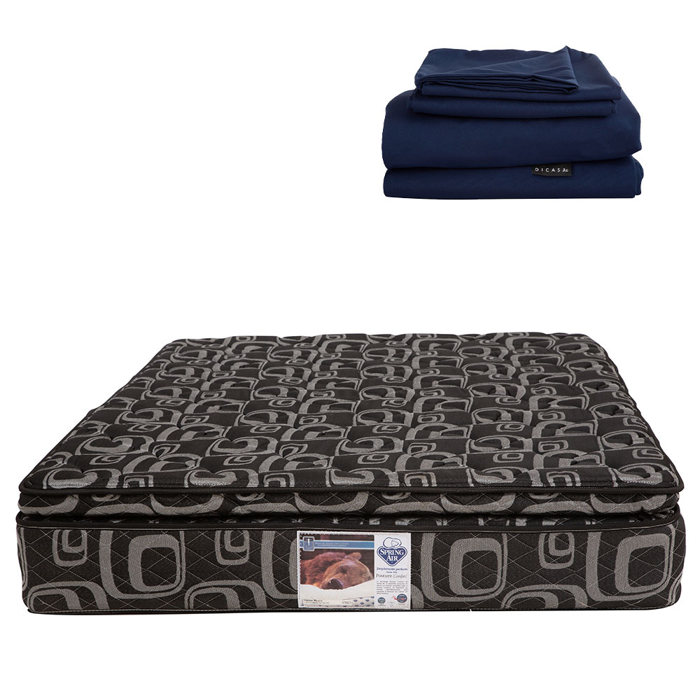 Colchón Spring Air Marte Queen Size + Sábanas Softy