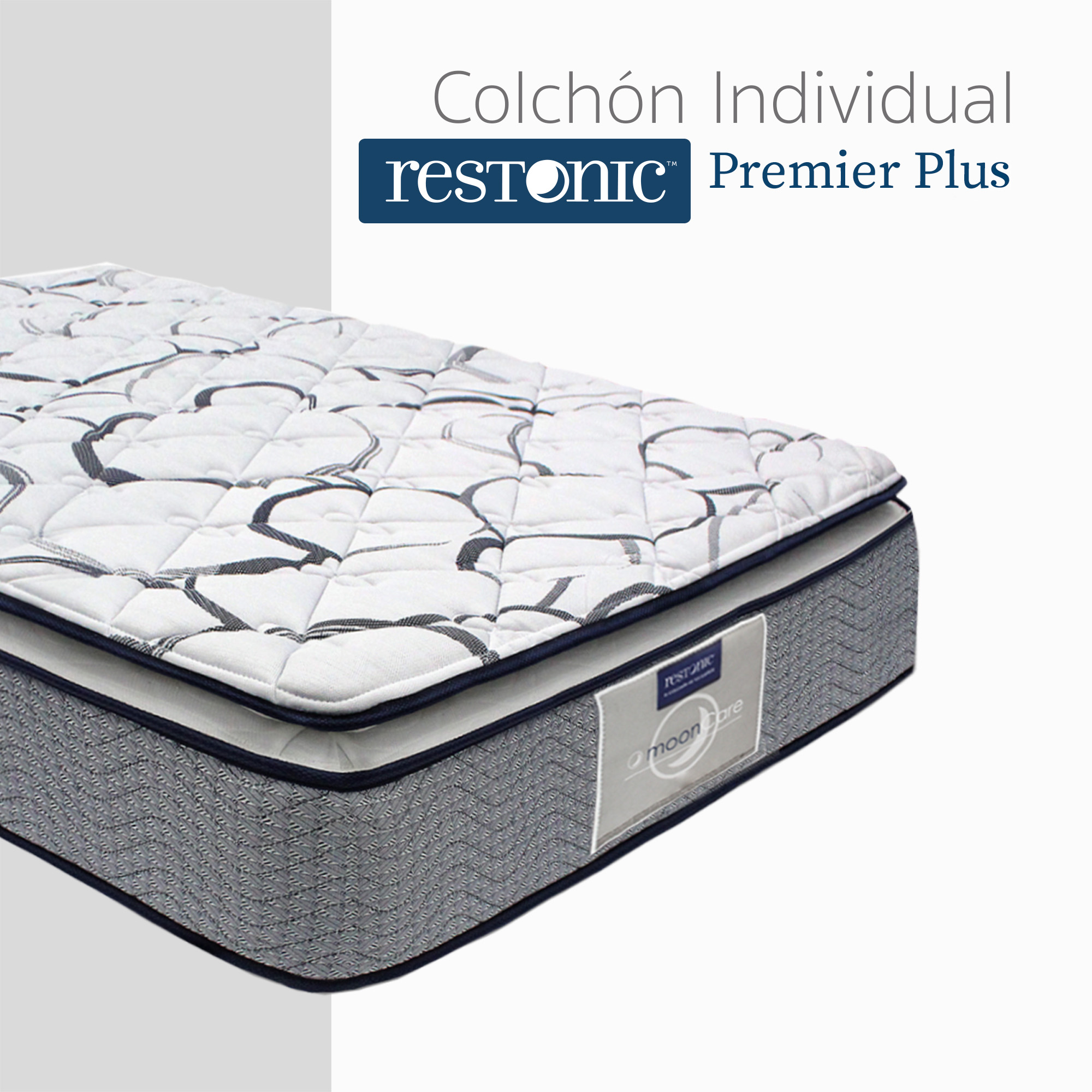 Foto 3 | Colchón Restonic Ortopédico Premier Plus Tamaño Individual  Premier Plus