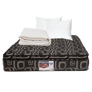 Foto 1 | Colchón Spring Air Morgan Queen Size +2 Almohadas Oso + Protector de Colchón
