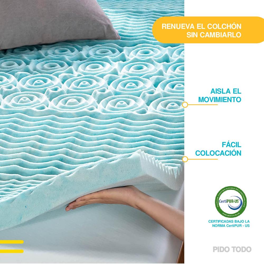 Foto 5 | Colchoneta Skycare Memory Foam Individual