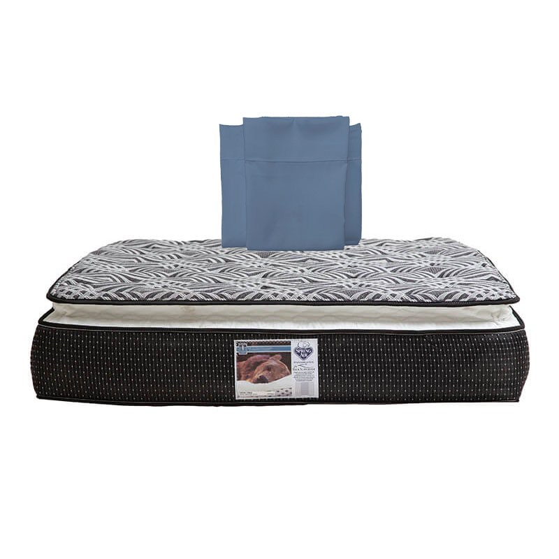 Foto 1 | Colchon Spring Air Omega Matrimonial+sabanas