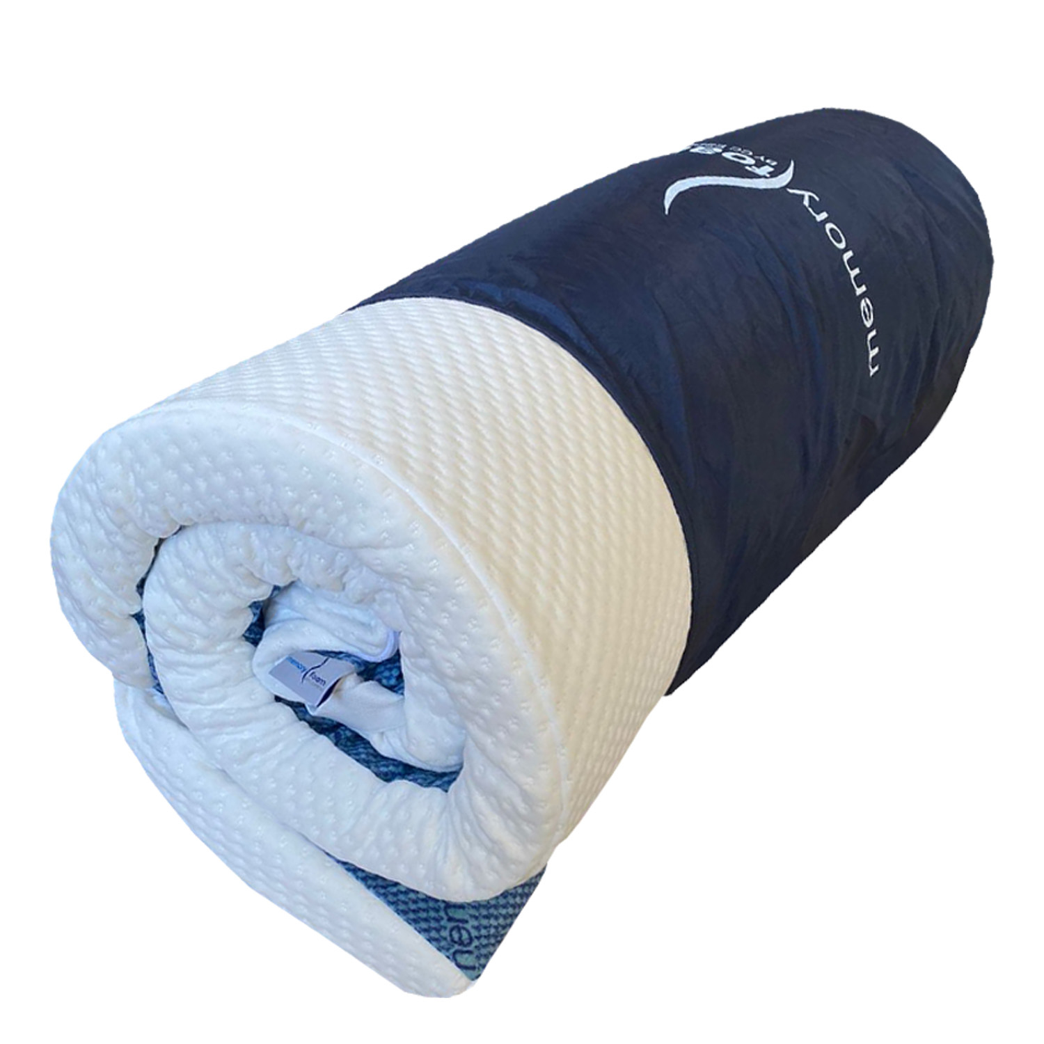 Foto 2 pulgar | Colchoneta Memory Foam King Size Blanca