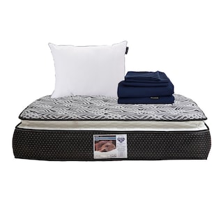 Foto 1 | Colchon Spring Air Omega King Size+almohada One+sabanas Softy