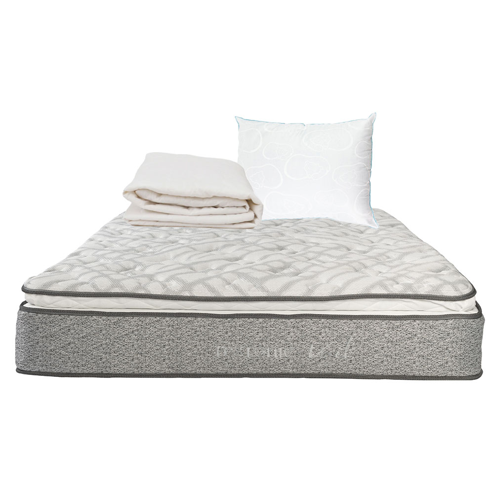 Colchon Restonic Vail Queen Size +almohada Oso+protector De Colchon $4,899