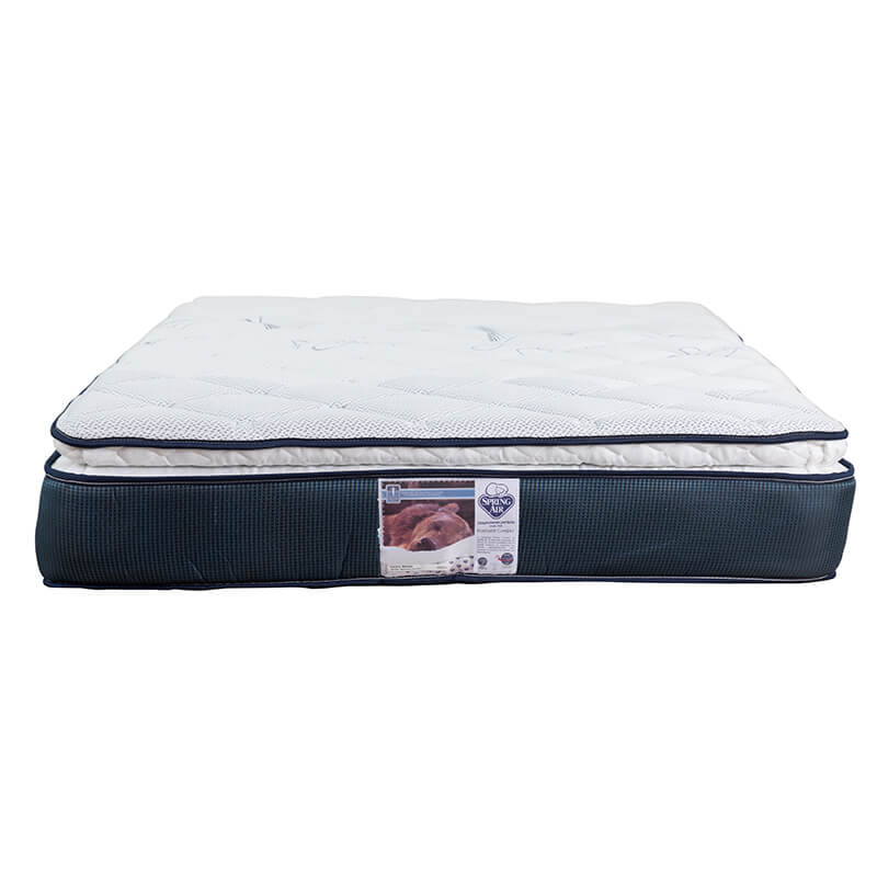 Foto 4 pulgar | Colchón Spring Air Mónaco Matrimonial + Almohada Osos + Protector + Sábanas