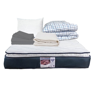 Foto 1 | Colchón Spring Air Mónaco Individual + Almohada Osos + Protector + Sábanas + Edredón