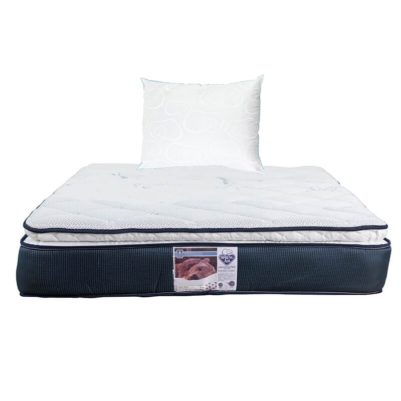 Colchón Spring Air Mónaco Individual + Almohada Osos $4,549