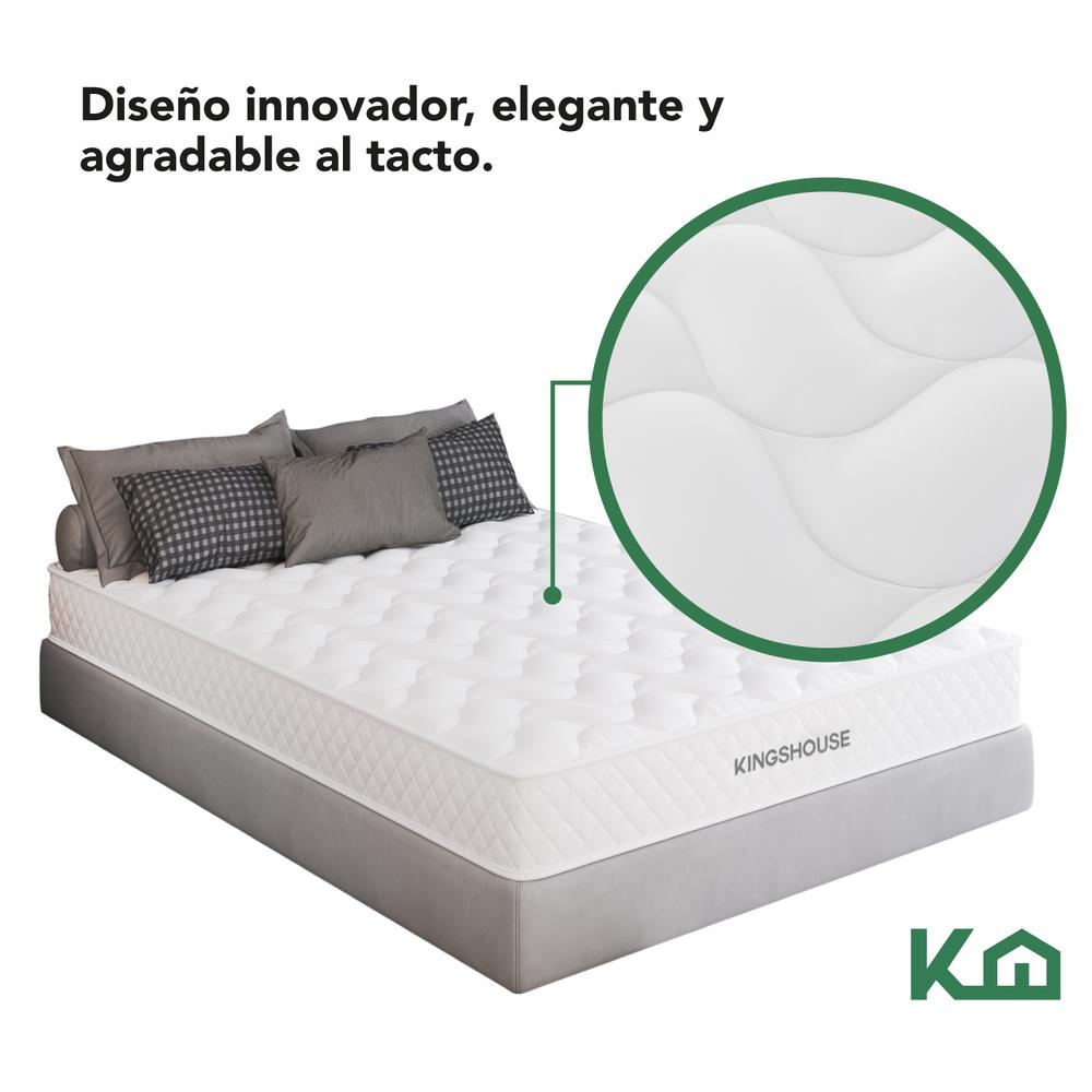 Foto 7 pulgar | Colchón Individual en Caja 15 cm Alto Memory Foam Kingshouse