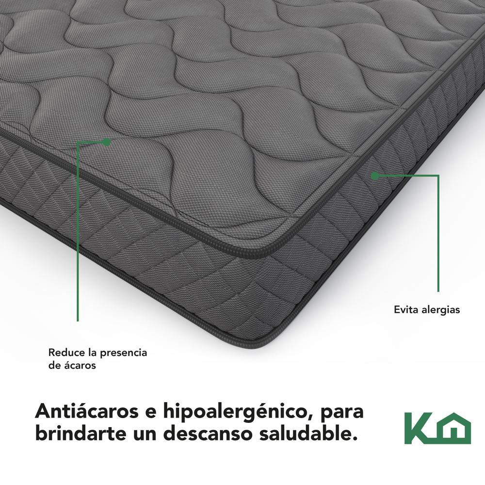 Foto 5 pulgar | Colchón KingsHouse Matrimonial en Caja 15 cm Alto Memory Foam