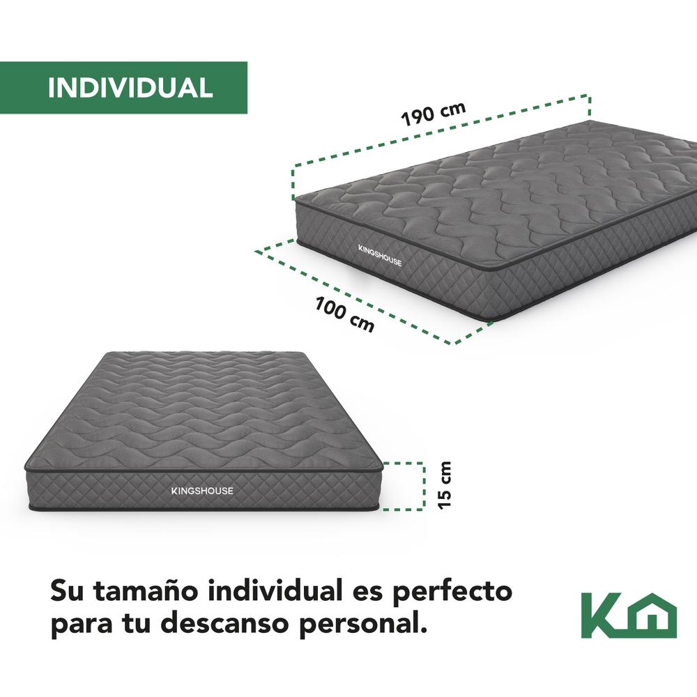 Foto 6 pulgar | Colchón Individual en Caja 15 cm Alto Memory Foam Kingshouse