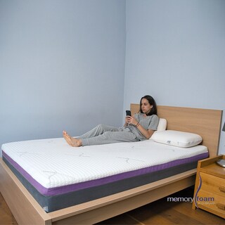 Foto 7 | Colchón Good Matrimonial De Memory Foam 6 Cm De Memory Foam Firmeza Media Confort Y Soporte Máximo Blanco Matrimonial