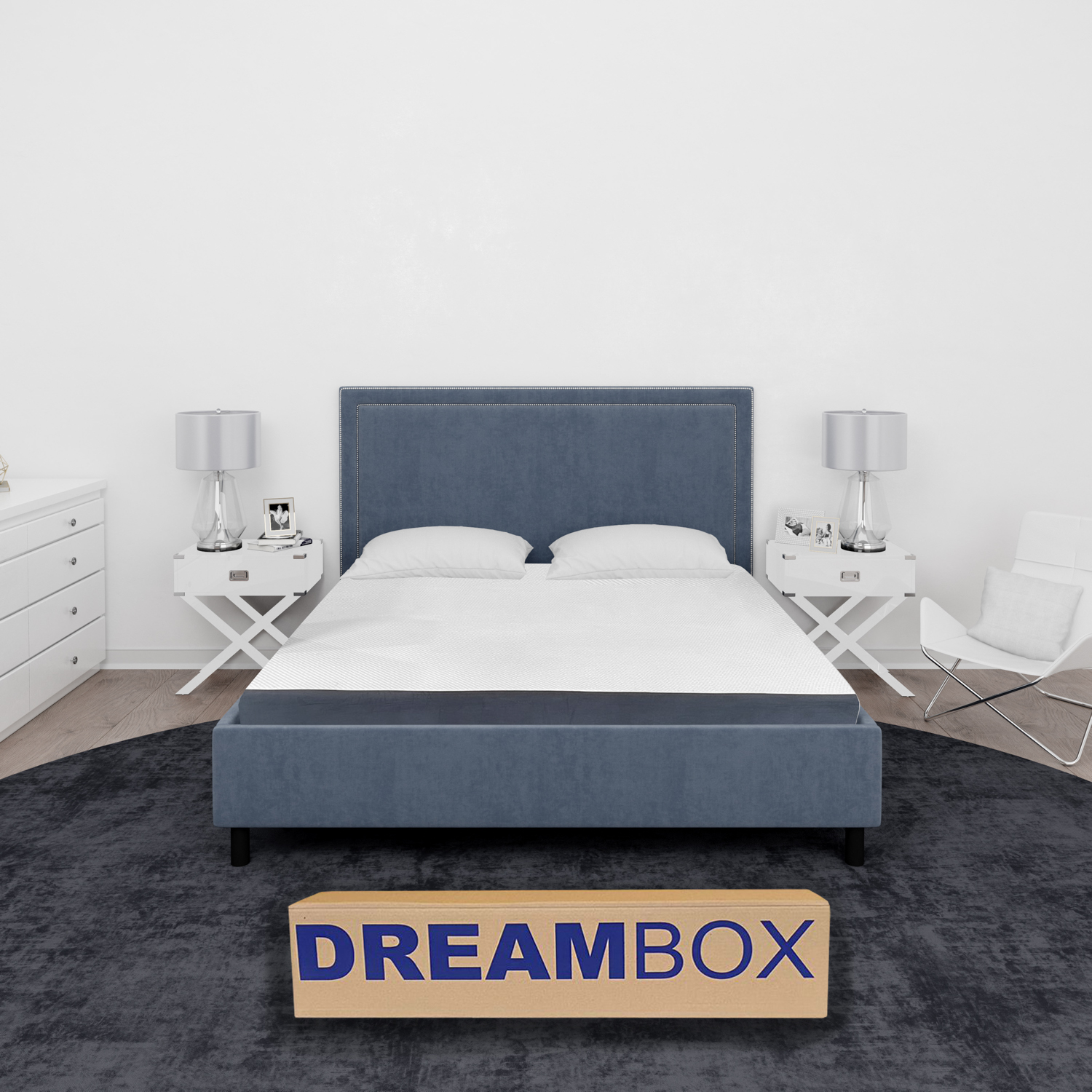 Foto 6 | Memory Foam Dreambox Colchón En Caja, Queen Size