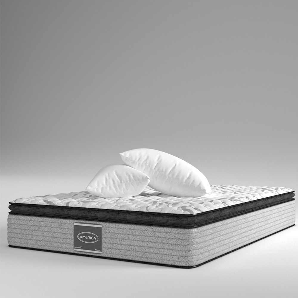 Colchon King Size America Perfect Side + 2 Almohadas Basic $9,199