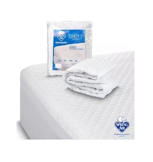 Foto 2 | Protector De Colchón Impermeable Antibacterial Ajustable Hasta 45 Cm De Altura 152 Cm Blanco