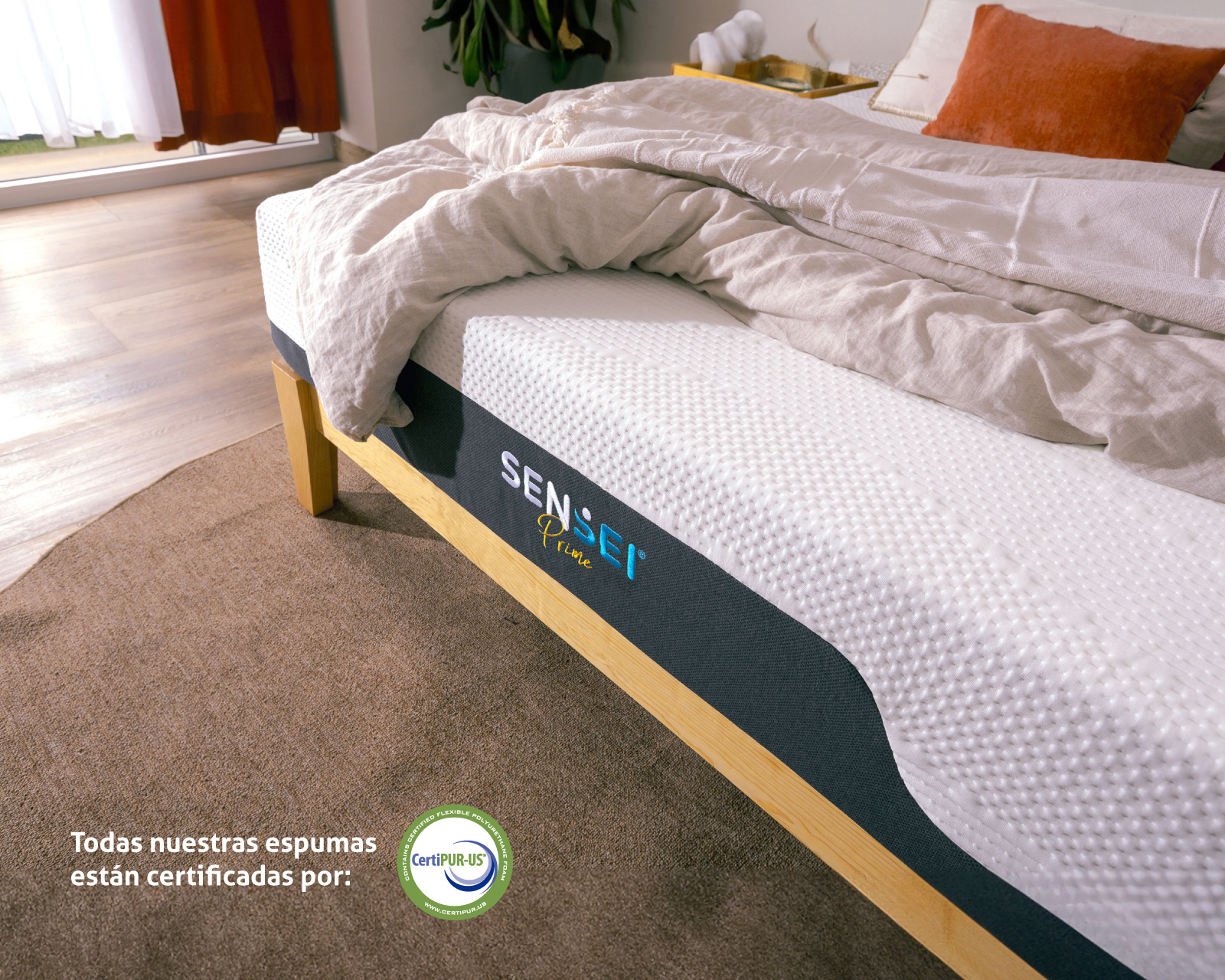 Foto 5 | Colchón en Caja Queen Size Sensei Memory Foam Prime