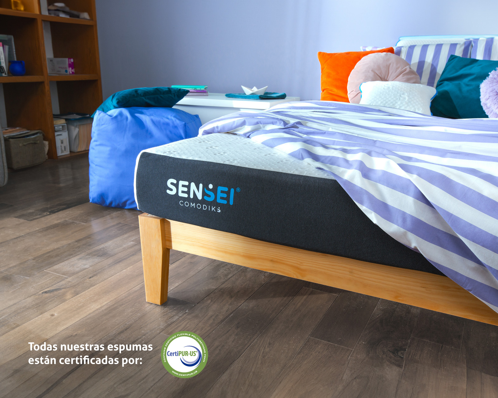 Foto 6 | Colchón en Caja King Size Sensei Memory Foam Comodiks