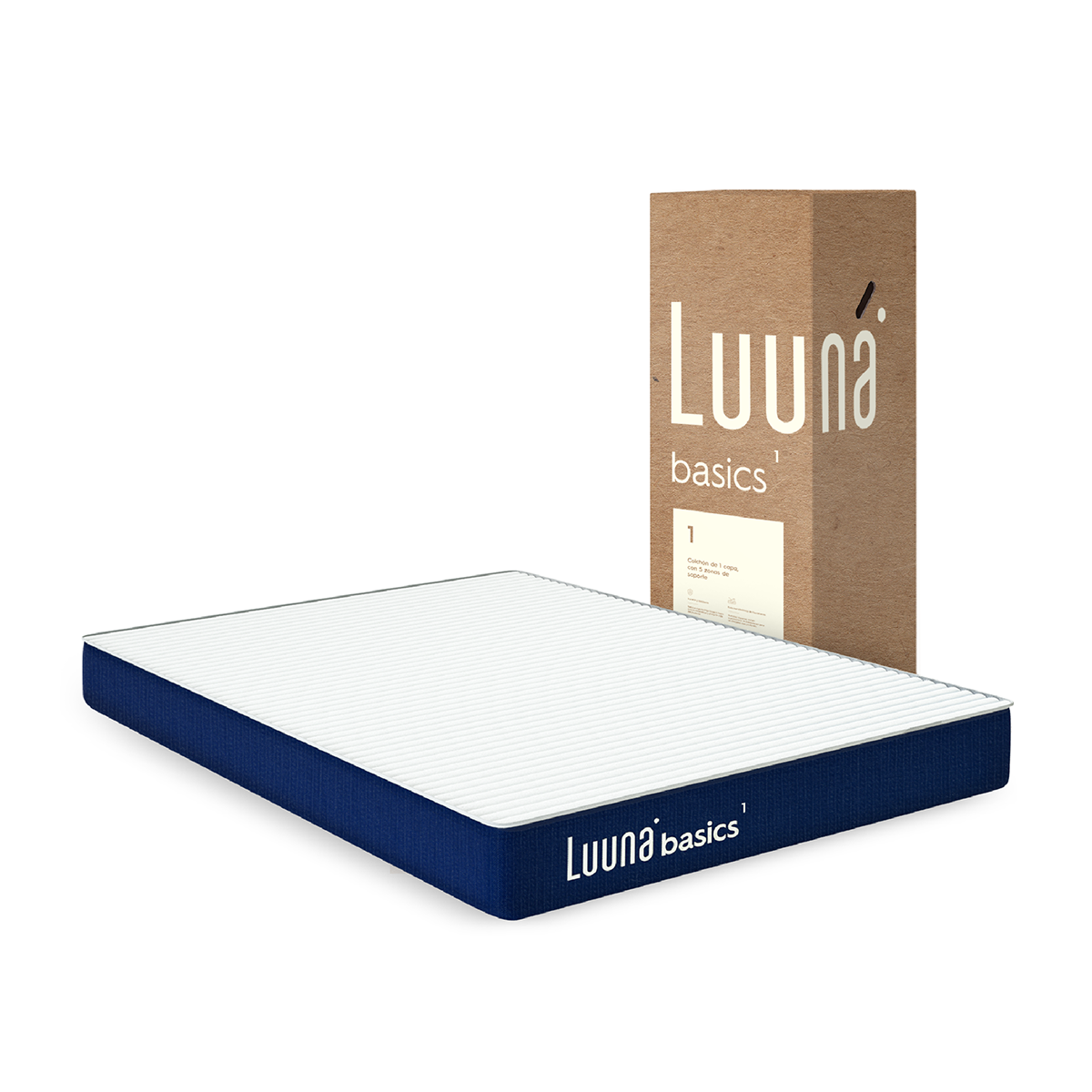 Colchón Individual Luuna Basics 1 en Caja