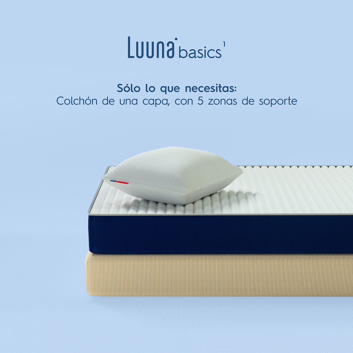 Foto 4 pulgar | Colchón Matrimonial Luuna Basics 1 en Caja