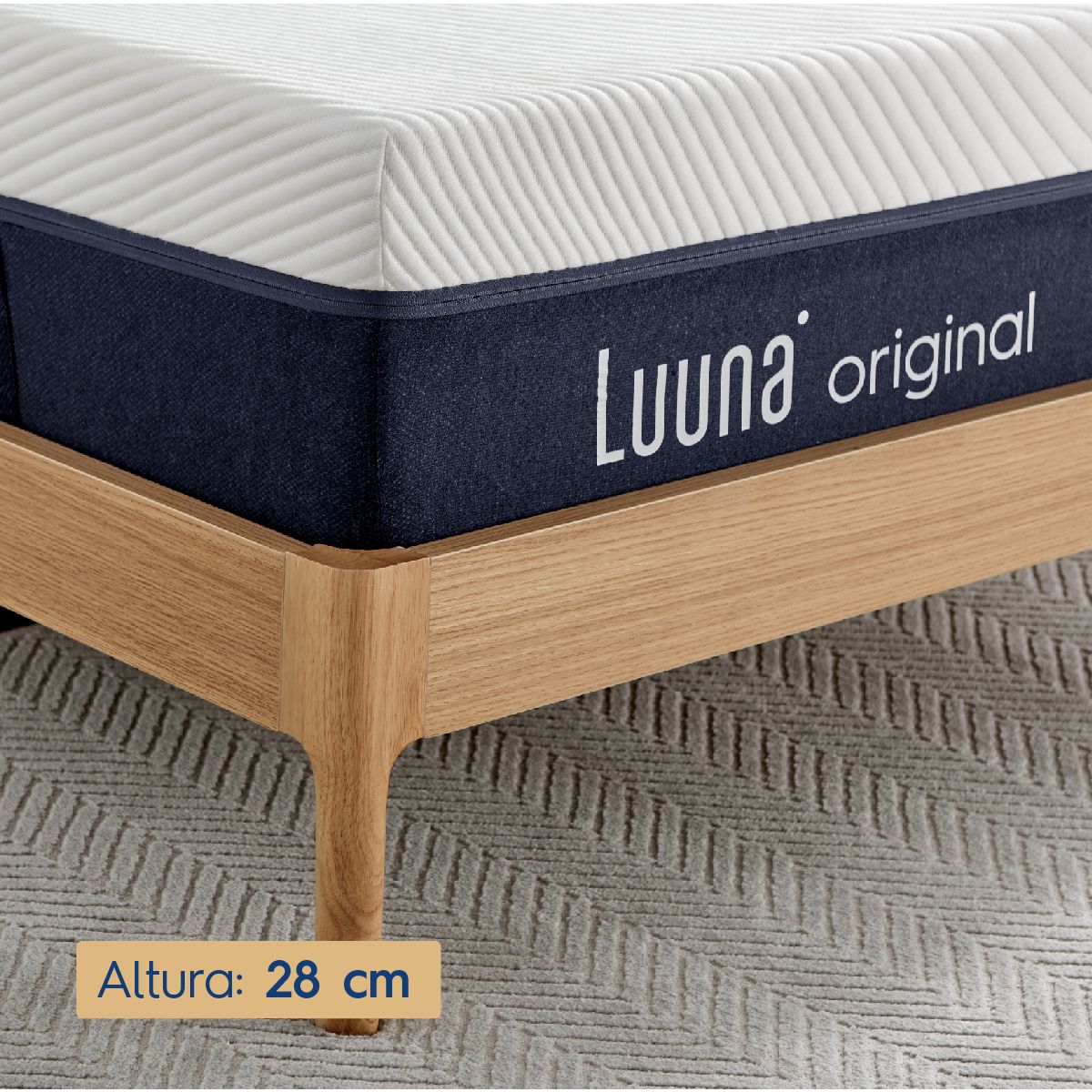 Foto 5 | Colchón King Size Luuna Memory Foam en Caja