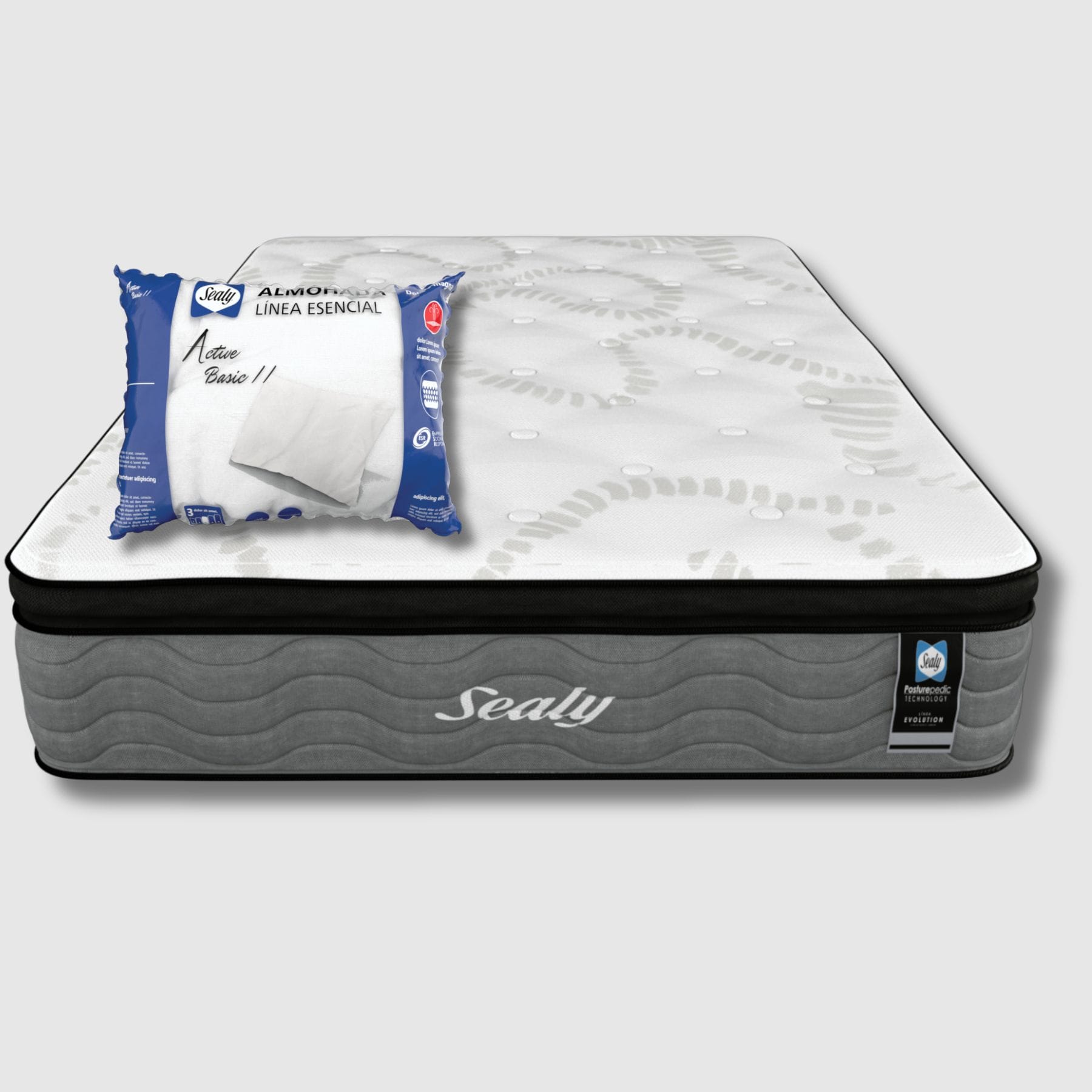 Colchon Sealy Individual Posturepedic + Almohada Sealy $6,599