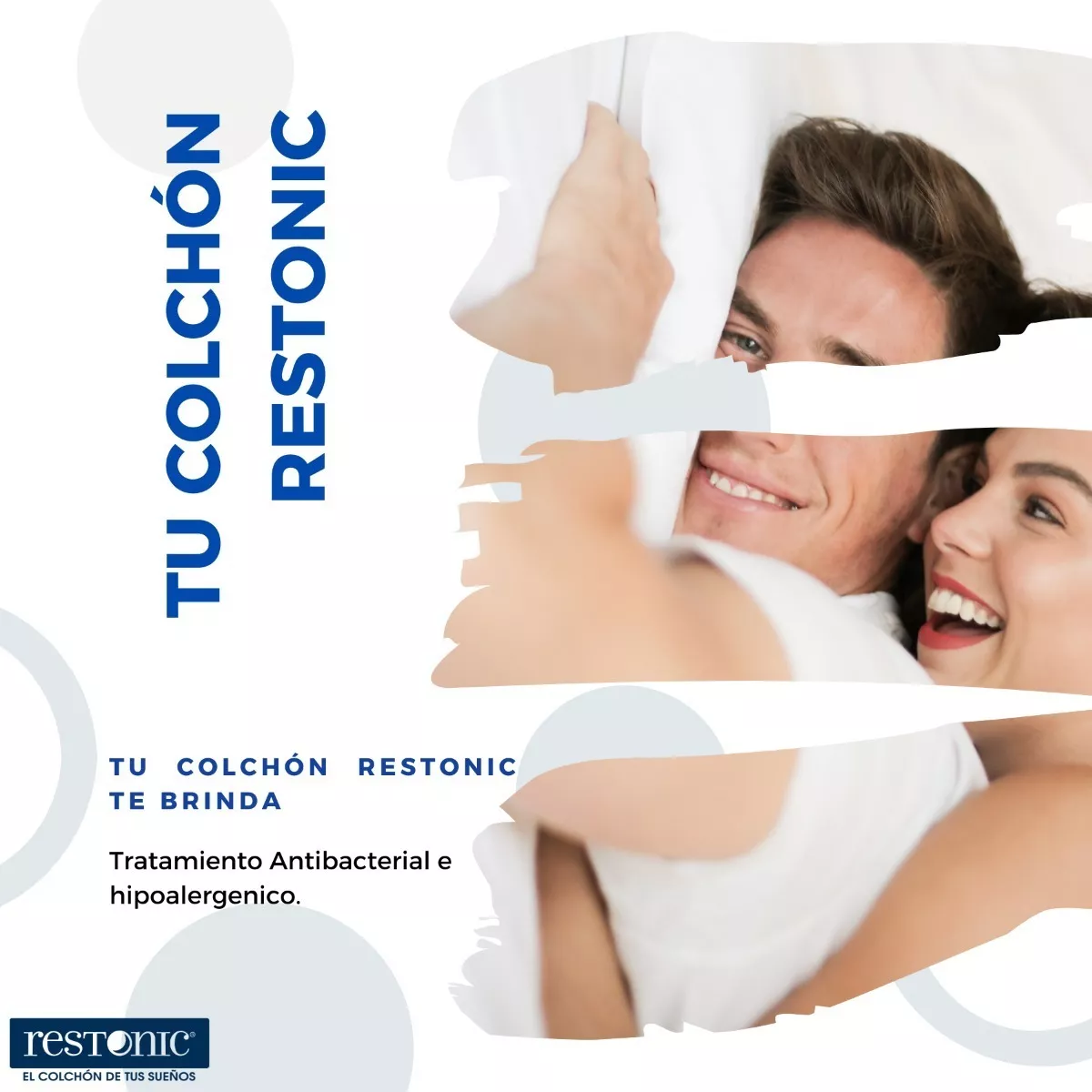 Foto 7 | Colchón Restonic Individual Moon Care Antibacterial