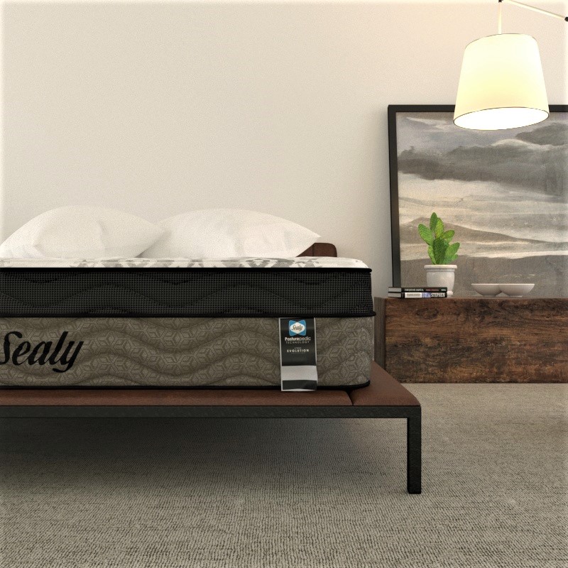 Foto 4 | Colchón Sealy King Size High Level Comfort + Almohada Sealy