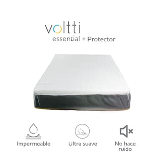 Foto 2 | Colchón Queen Size Voltti Essential Híbrido + Protector Impermeable y Ultrasuave Blanco