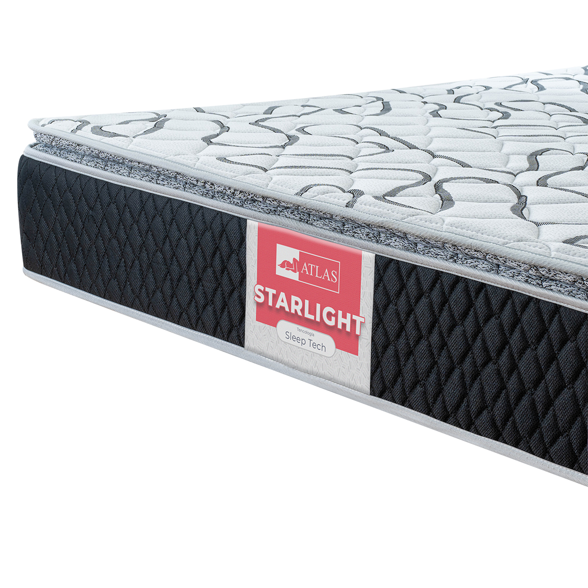 Foto 4 pulgar | Colchón Individual Atlas Starlight Más Pack Con 2 Almohadas