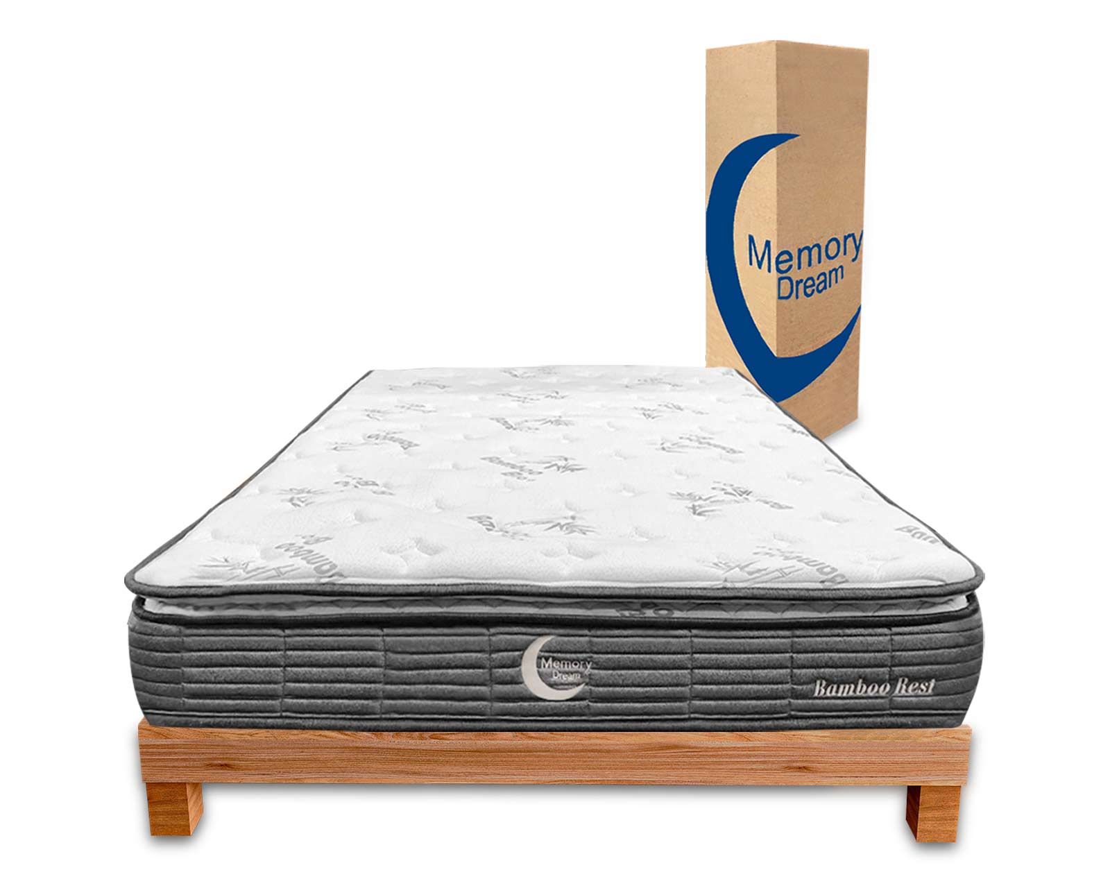 Colchón King Size Memory Dream Bamboo Rest