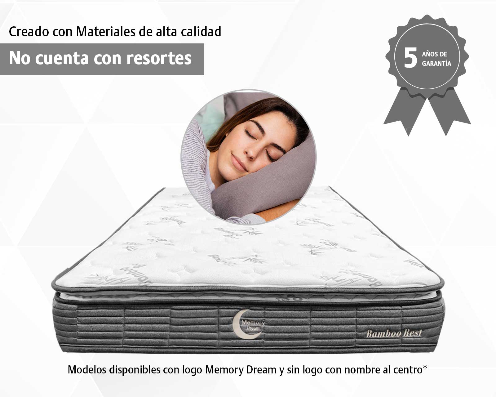 Foto 3 pulgar | Colchón King Size Memory Dream Bamboo Rest