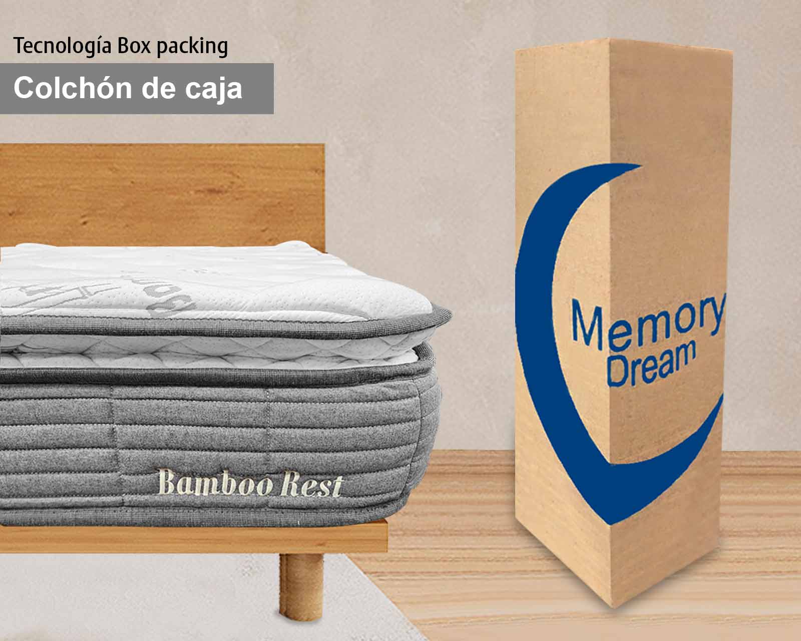Foto 5 pulgar | Colchón King Size Memory Dream Bamboo Rest