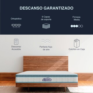 Foto 2 | Colchón Matrimonial Sky Care Hybrid Premium