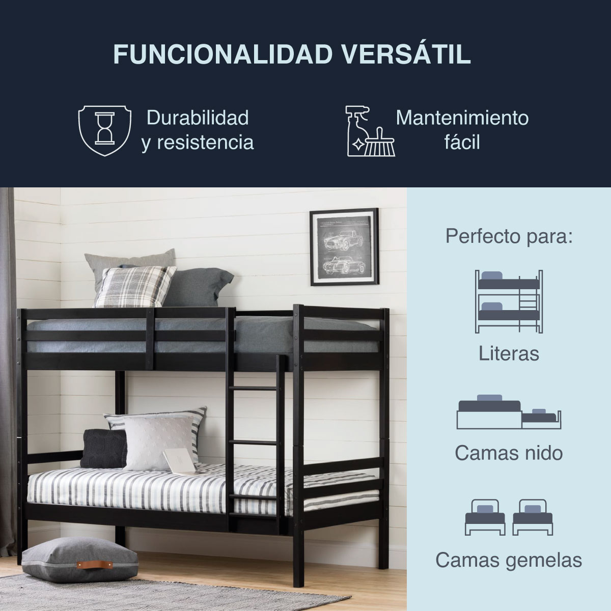 Foto 7 | Colchón Matrimonial Sky Care Hybrid Premium