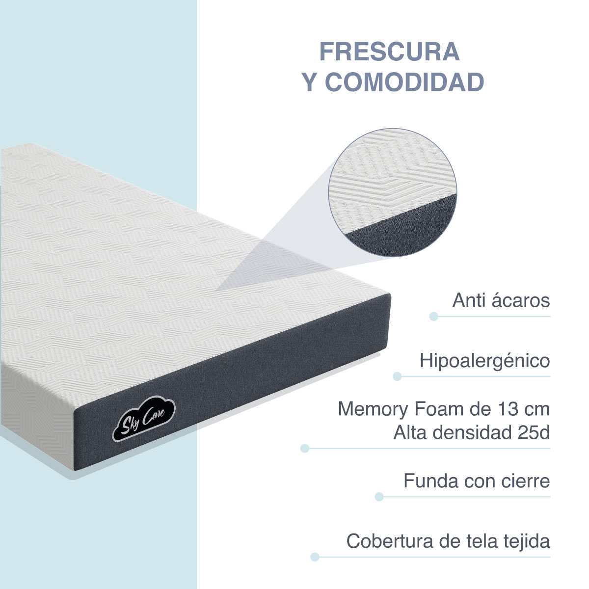 Foto 4 | Colchón Matrimonial Sky Care Perfect Balance