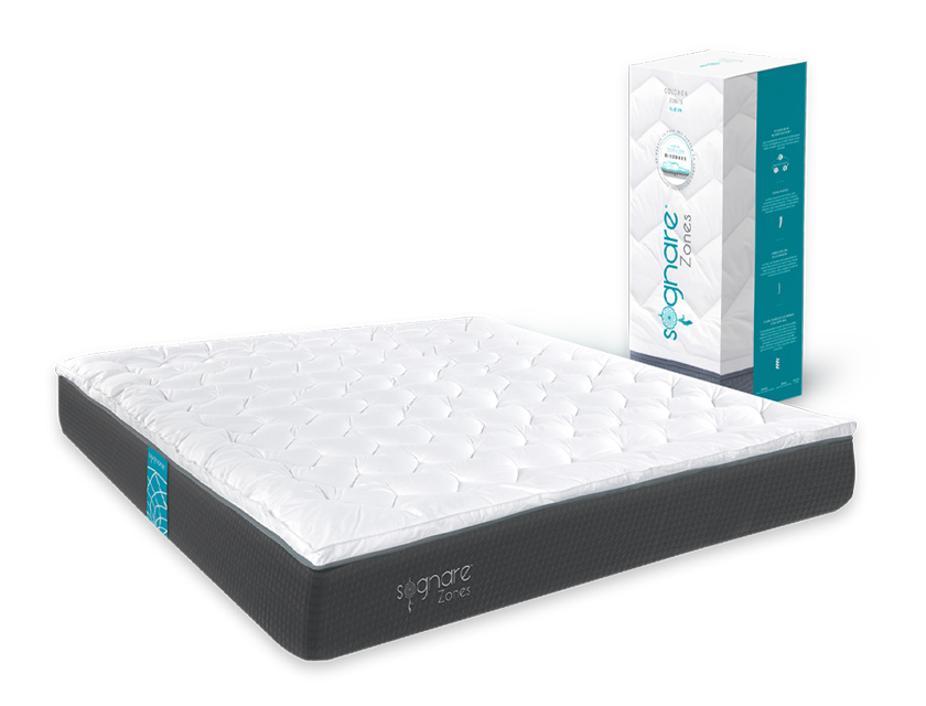 Colchón Sognare Zones Queen Size con Memory Foam