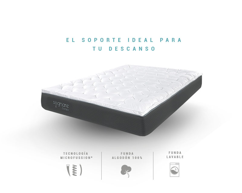 Foto 5 pulgar | Colchón Sognare Zones Queen Size con Memory Foam