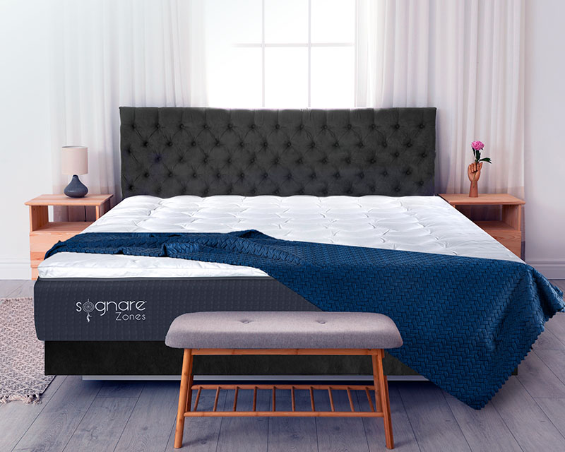 Foto 6 | Colchón Sognare Zones Queen Size con Memory Foam