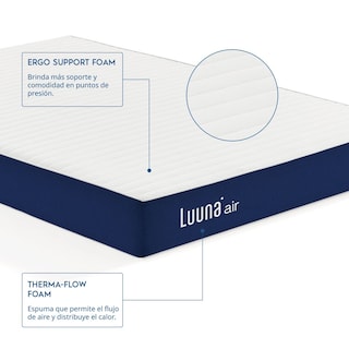 Foto 4 | Colchón de Espumas Luuna Air Matrimonial en Caja Altura 20 cm