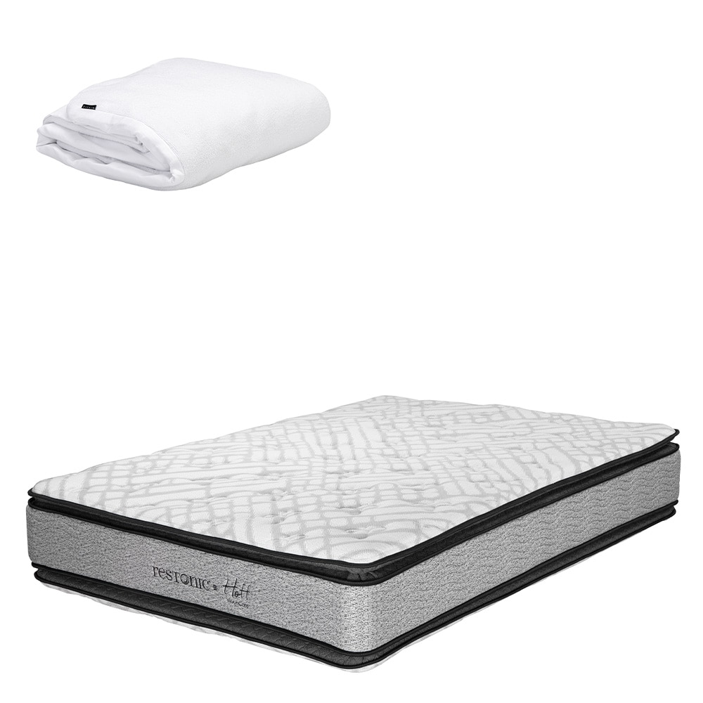 Colchón Restonic Hoff King Size + Protector Cloud $7,749