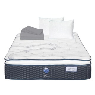 Foto 1 | Colchón Spring Air Dover Queen Size + Almohada Oso 2 + Sábanas Basic