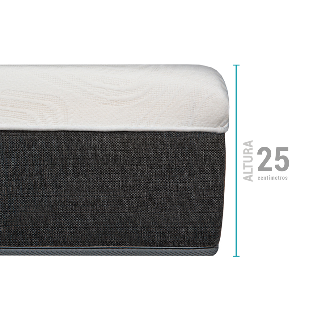 Foto 5 pulgar | Colchón Sognare Duo King Size de Memory Foam