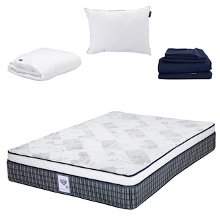 Foto 1 | Colchón Spring Air Cardona King Size + almohada One+ Protector de Colchón Cloud+ Sábanas Softy