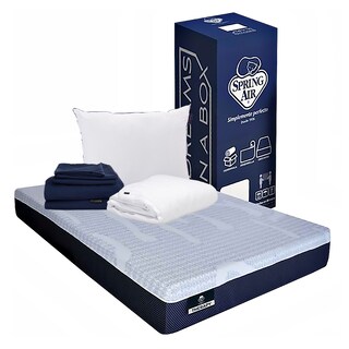 Foto 1 | Colchón Spring Air Therapy Matrimonial + Almohada One + Protector Cloud + Sábanas Softy